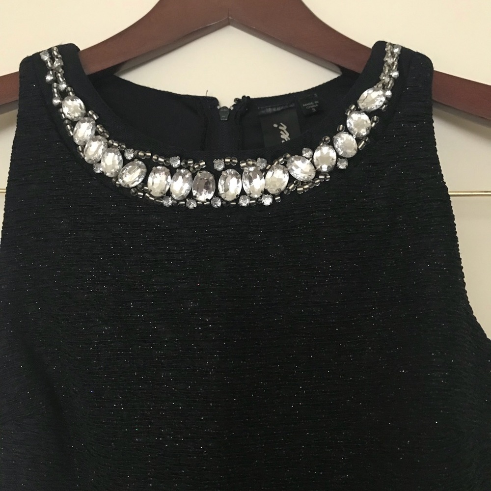 Black junior dress with glitter! - Picture 2 of 8